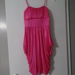 Hot pink party dress NWT